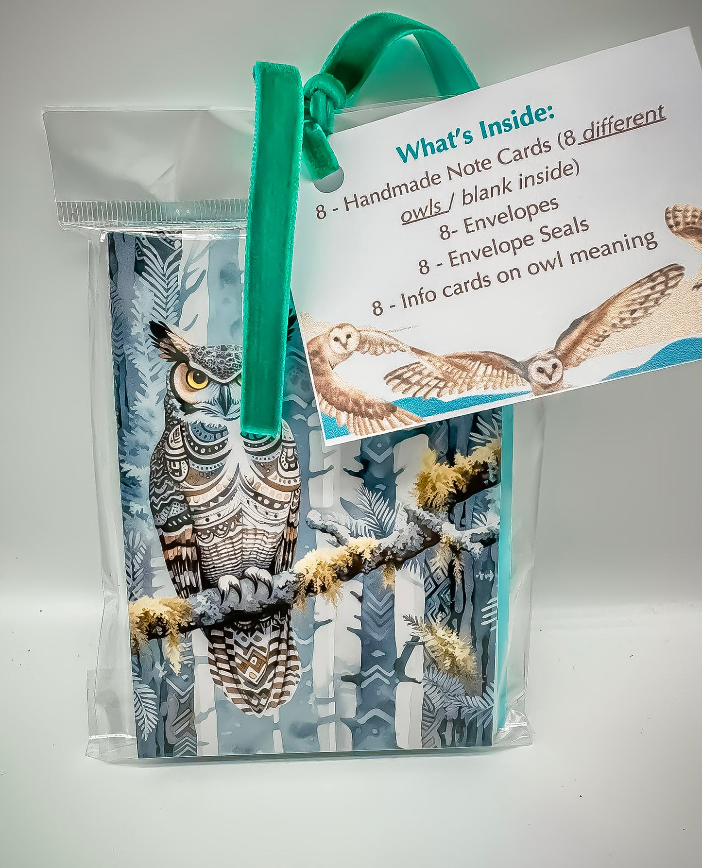 Carte de Noël - Cerf dans la forêt