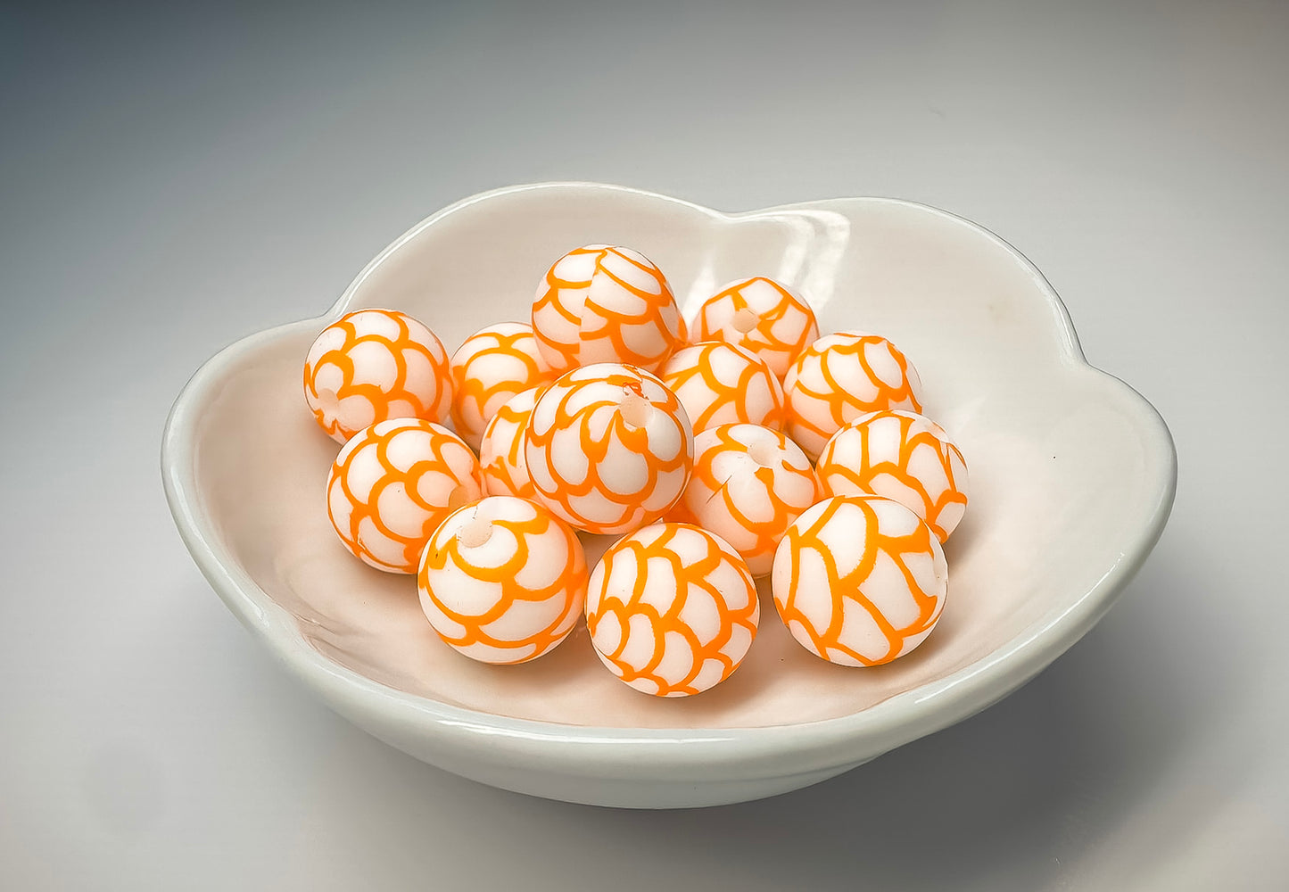 Silicone Bead 12mm - Pinecone