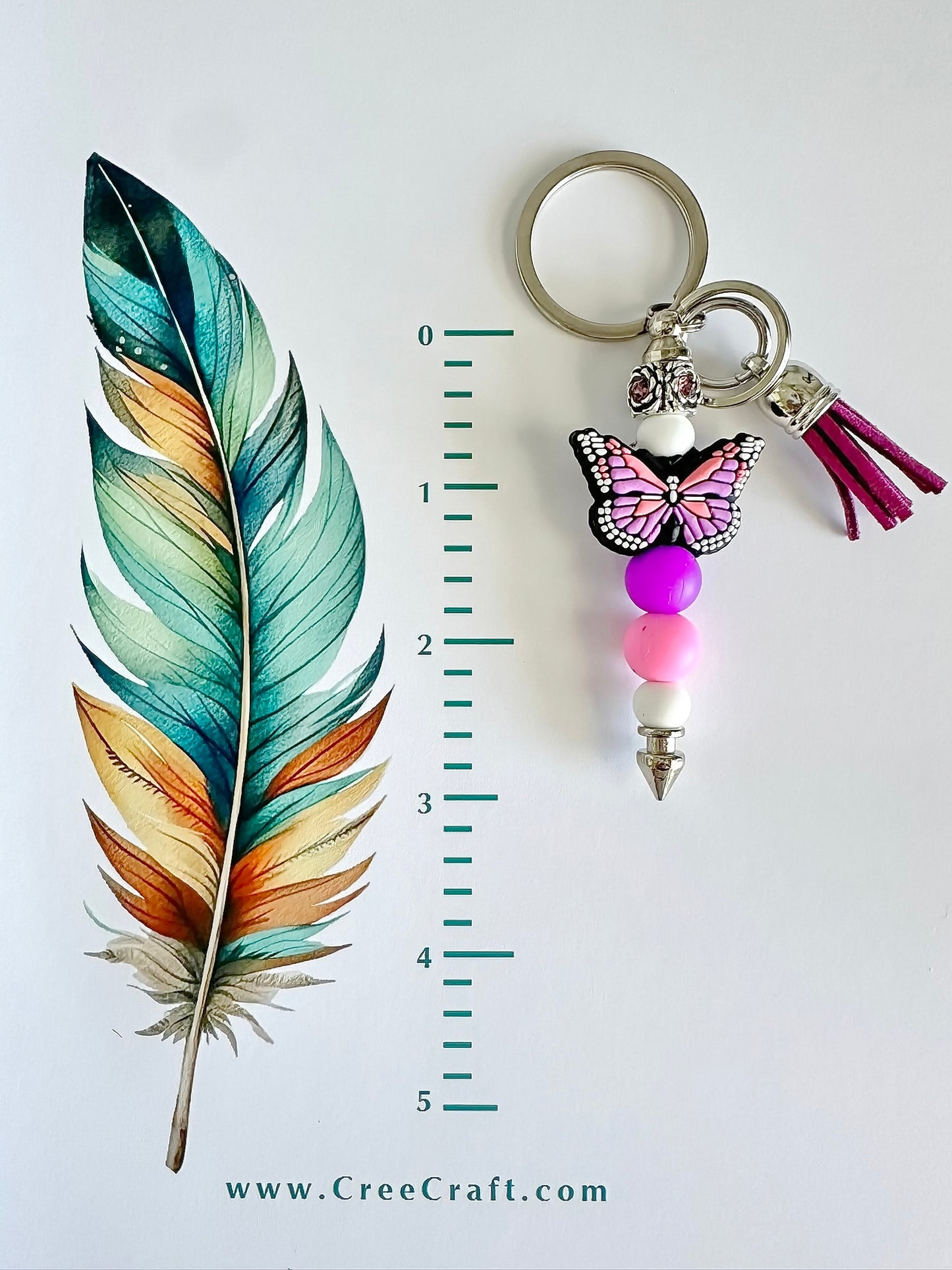 Bar Keychain - Butterfly