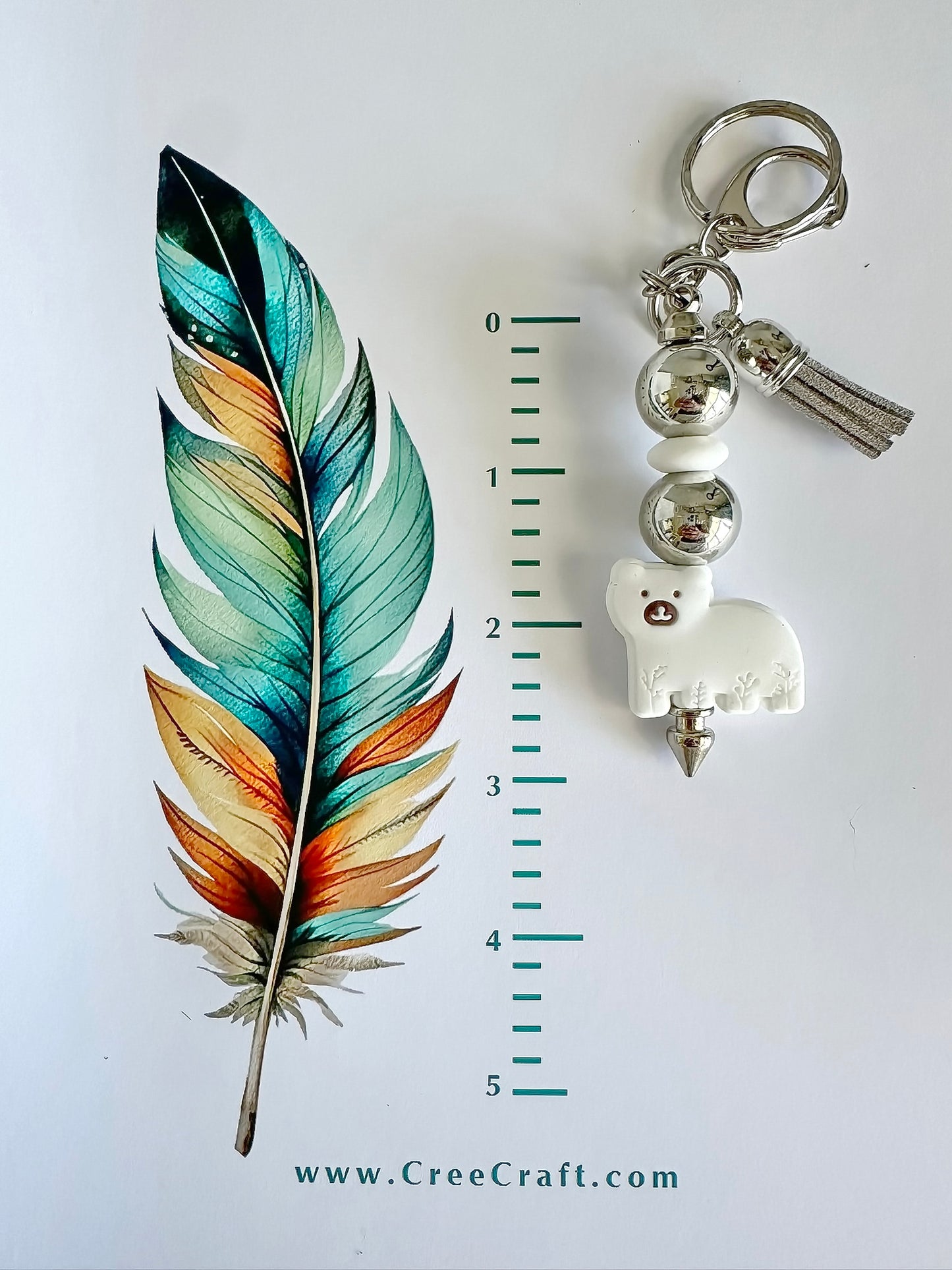 Bar Keychain - Polar Bear