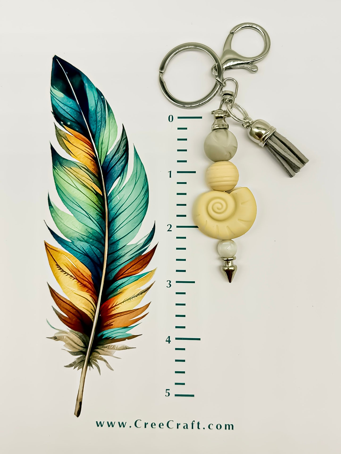Bar Keychain - Ammonite
