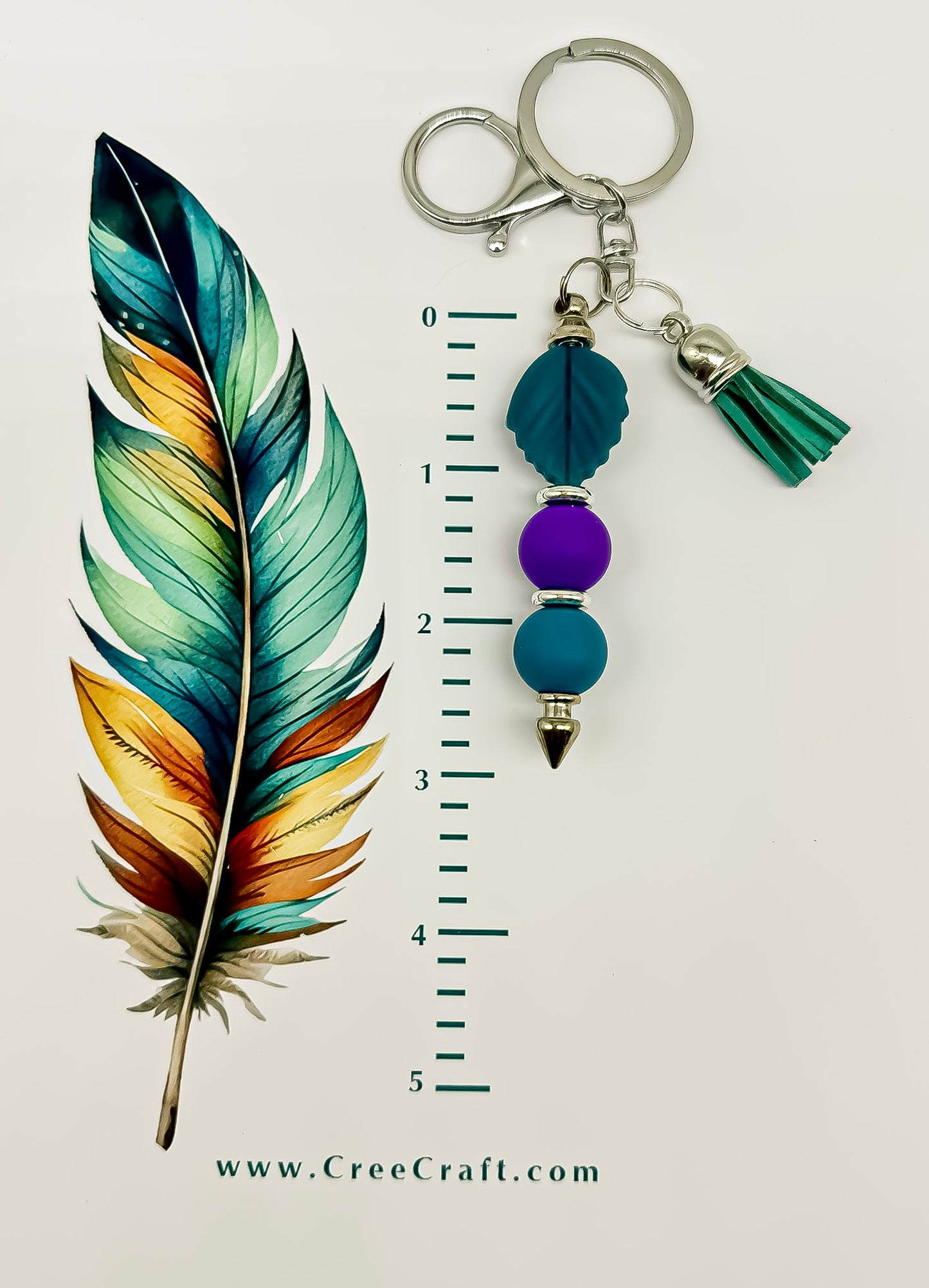 Bar Keychain - Leaf