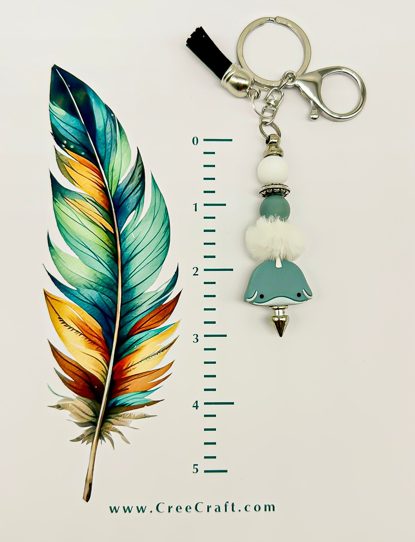 Bar Keychain - Narwhal