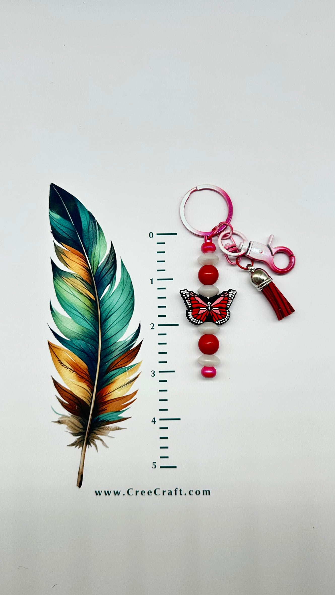 Bar Keychain - Butterfly