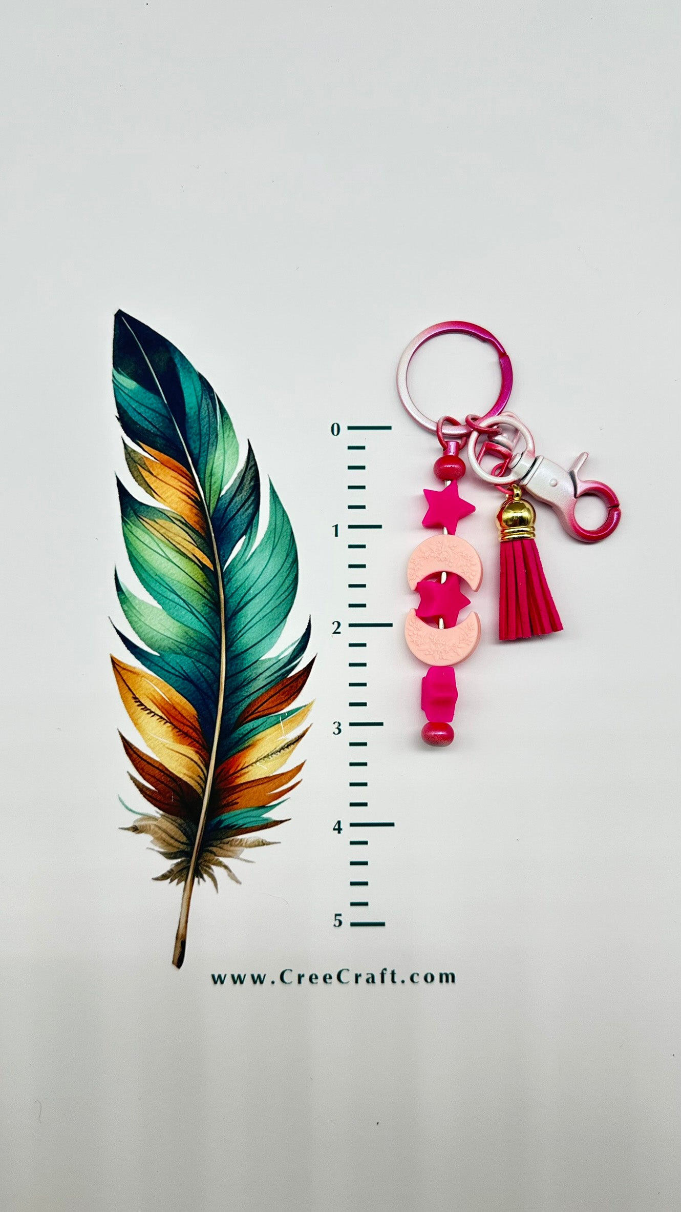 Bar Keychain - Moon & Stars