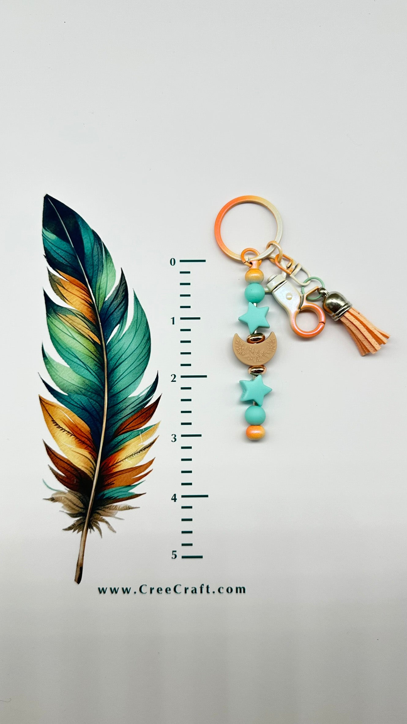 Bar Keychain - Moon & Stars