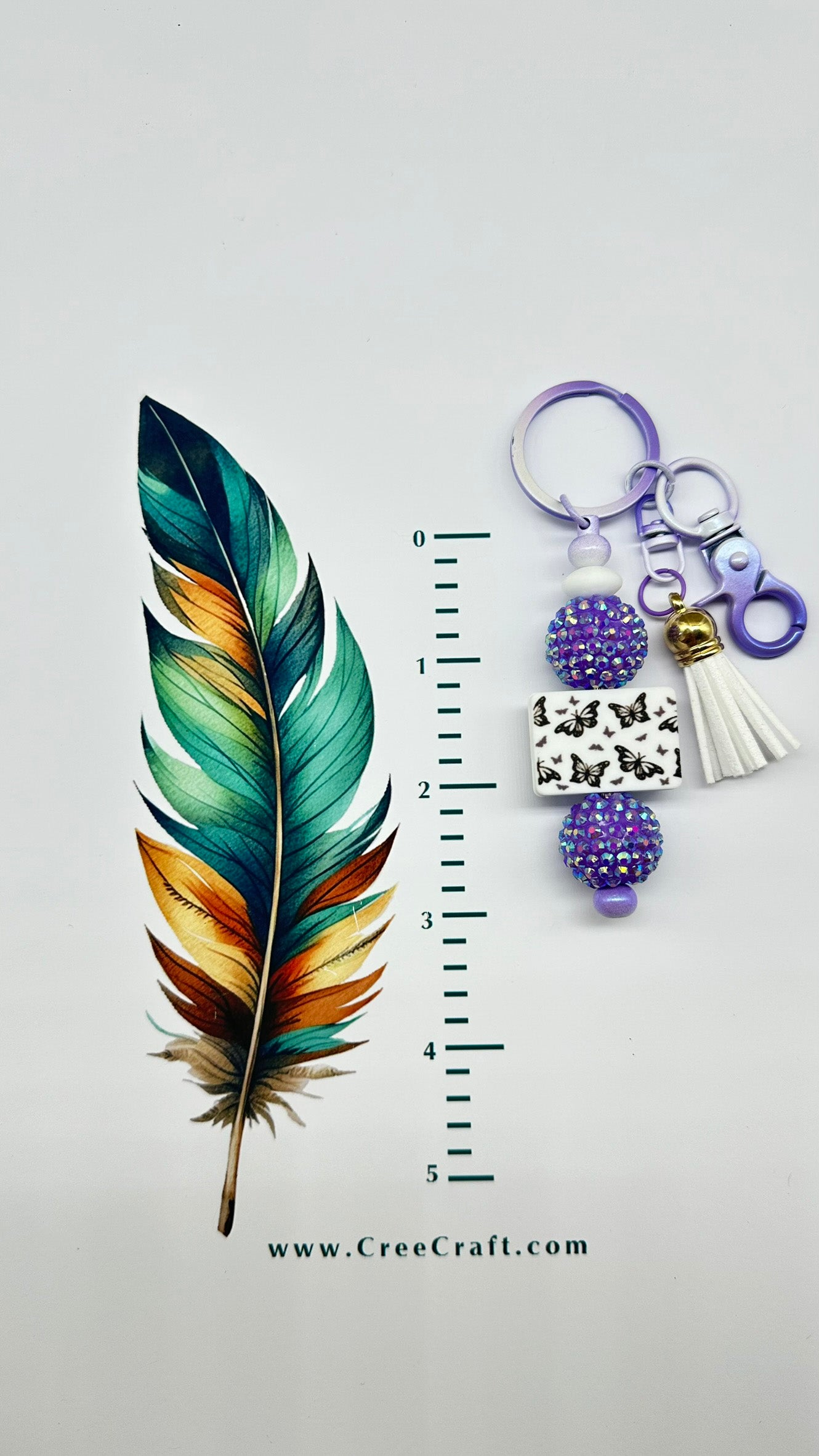 Bar Keychain - Butterfly