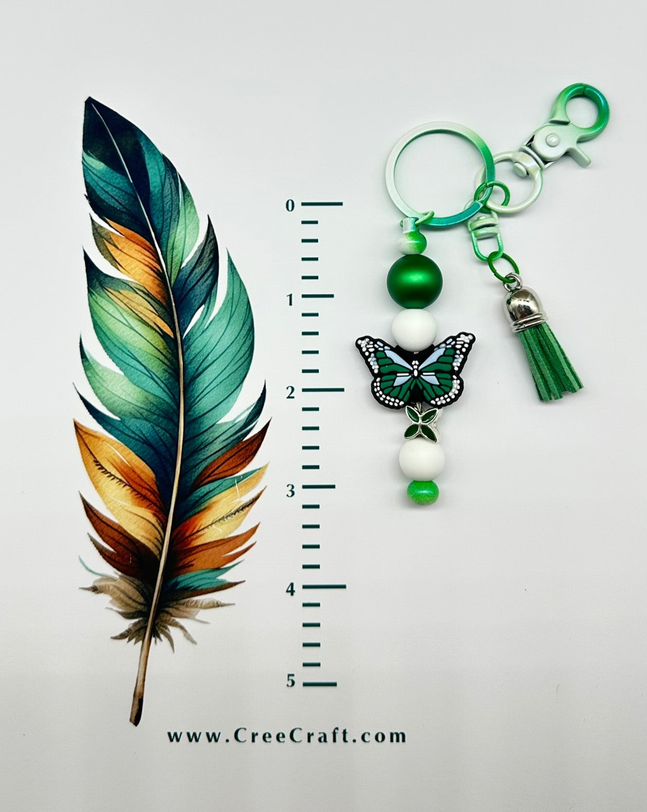 Bar Keychain - Butterfly