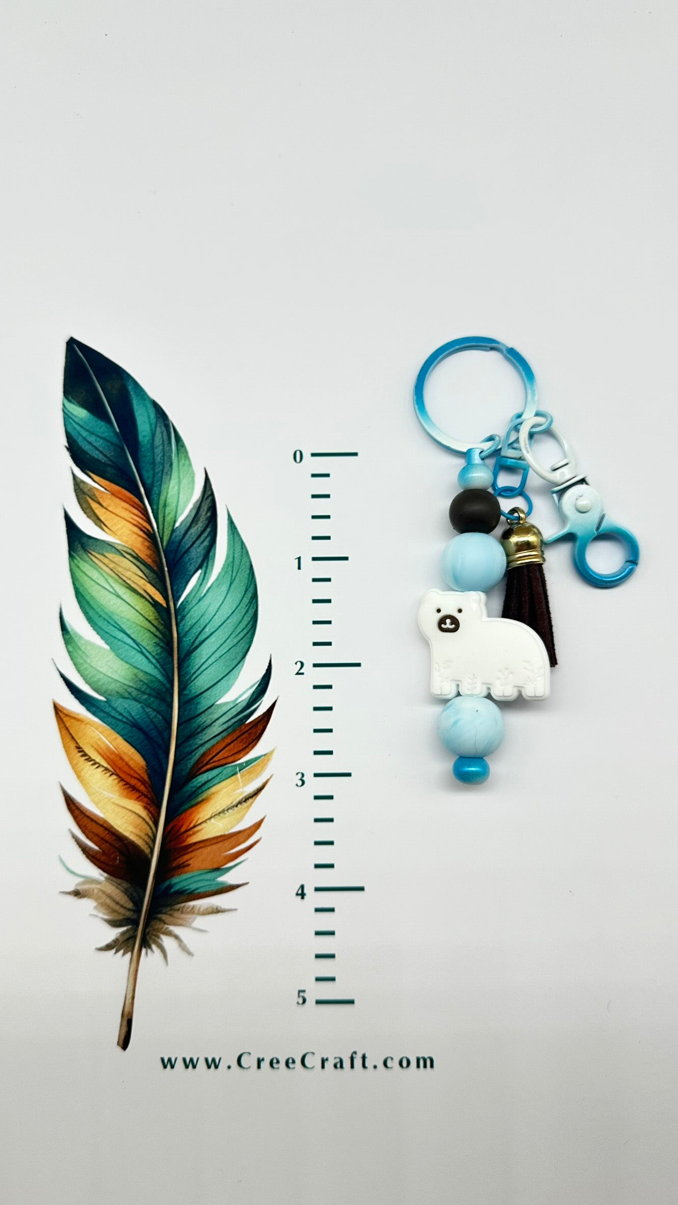 Bar Keychain - Polar Bear