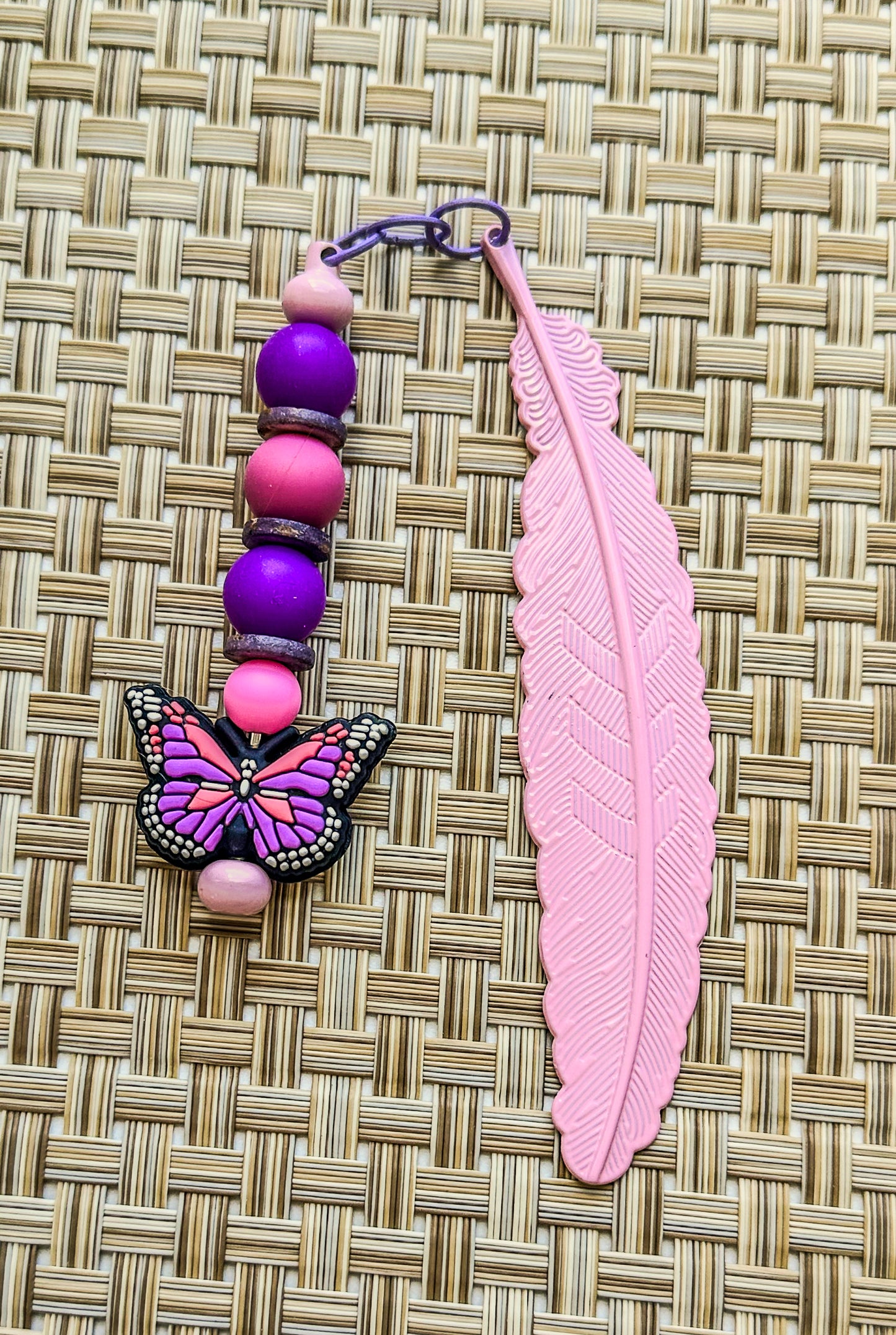 Metal Feather Bookmark