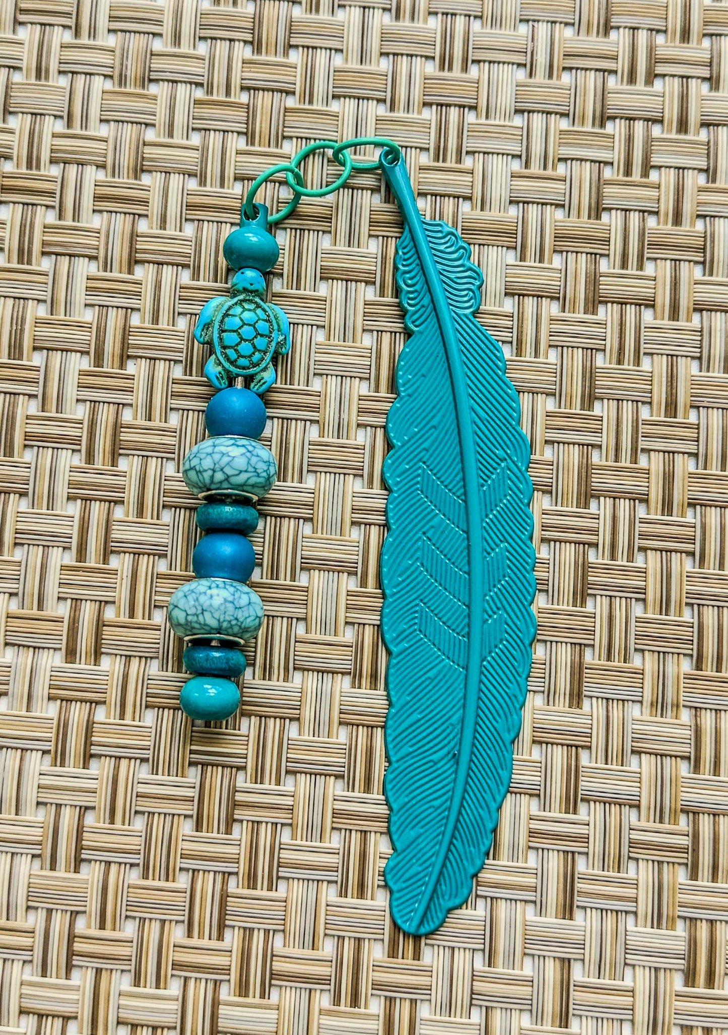 Metal Feather Bookmark