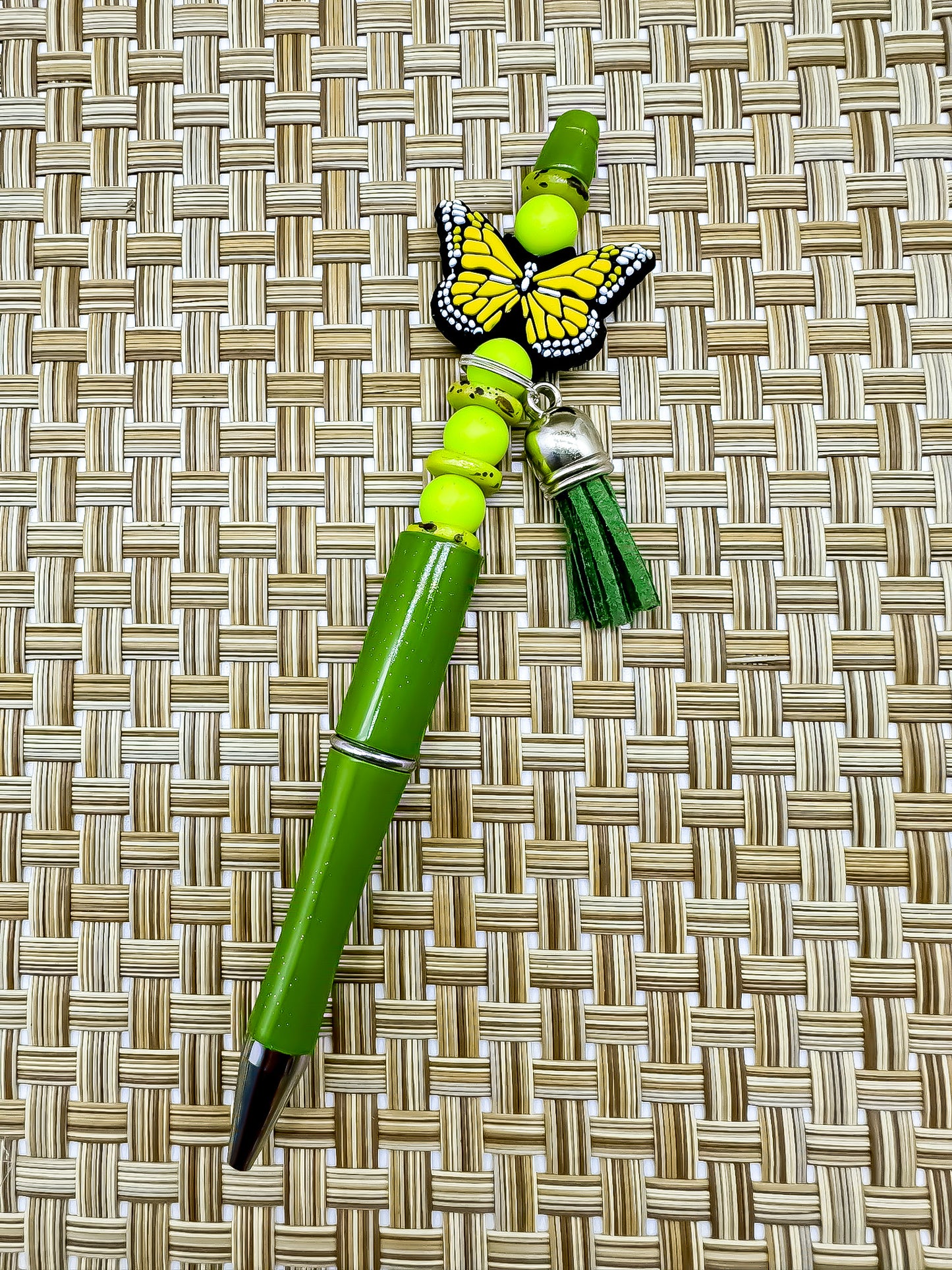 Stylo à bille à perles - Hibou