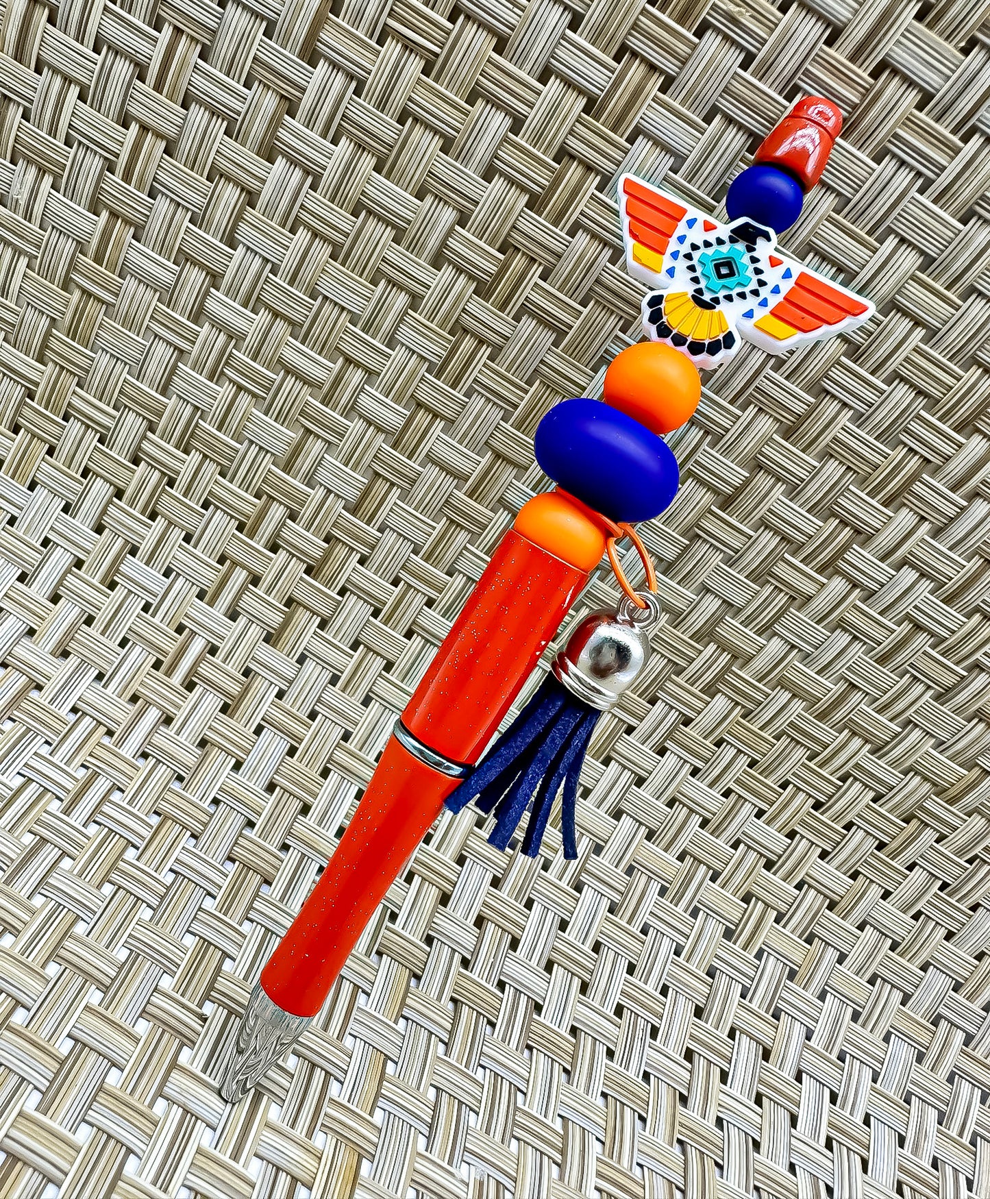 Stylo à bille à perles - Hibou