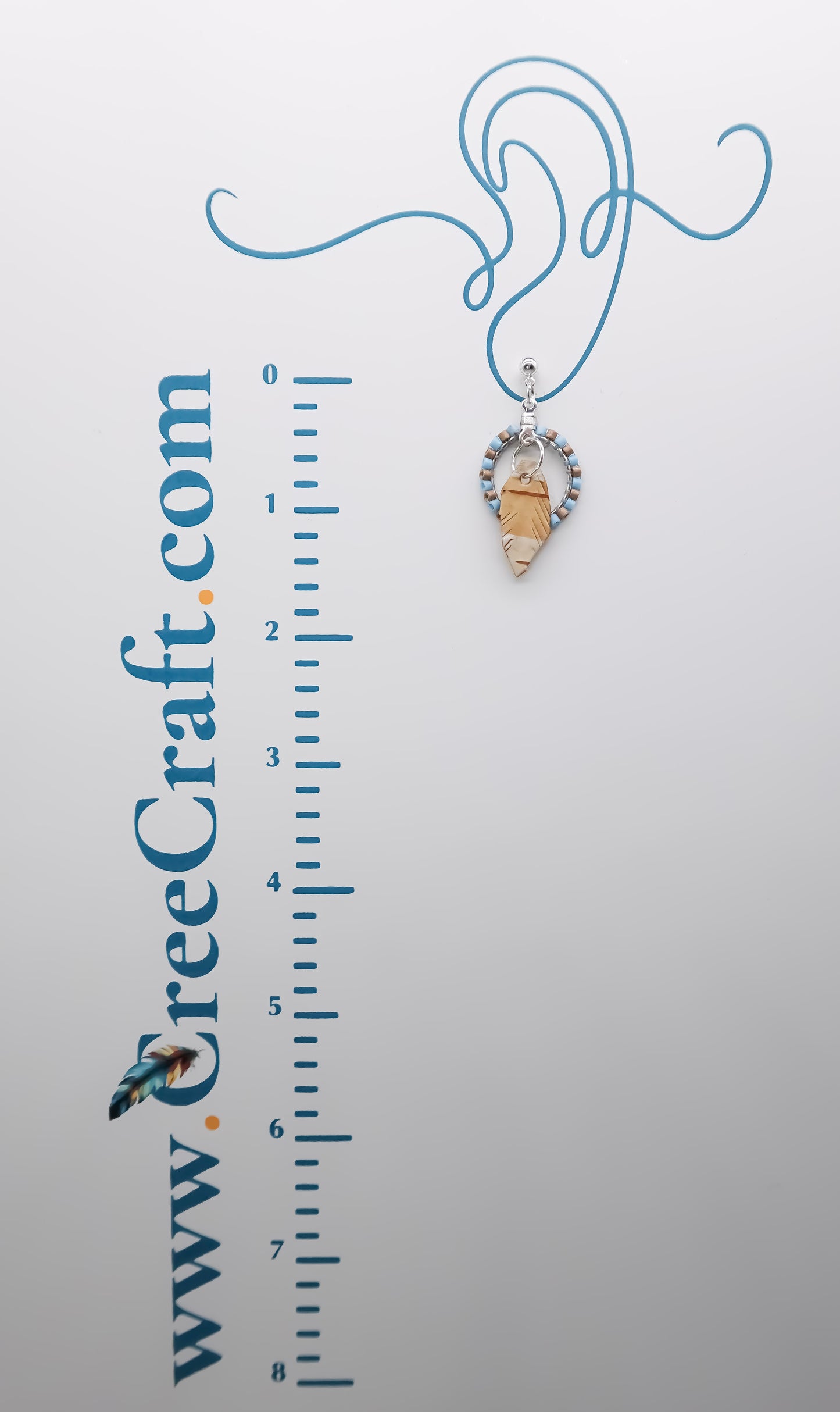 Indigenous Handmade Earrings - Miyuki Delica Beads