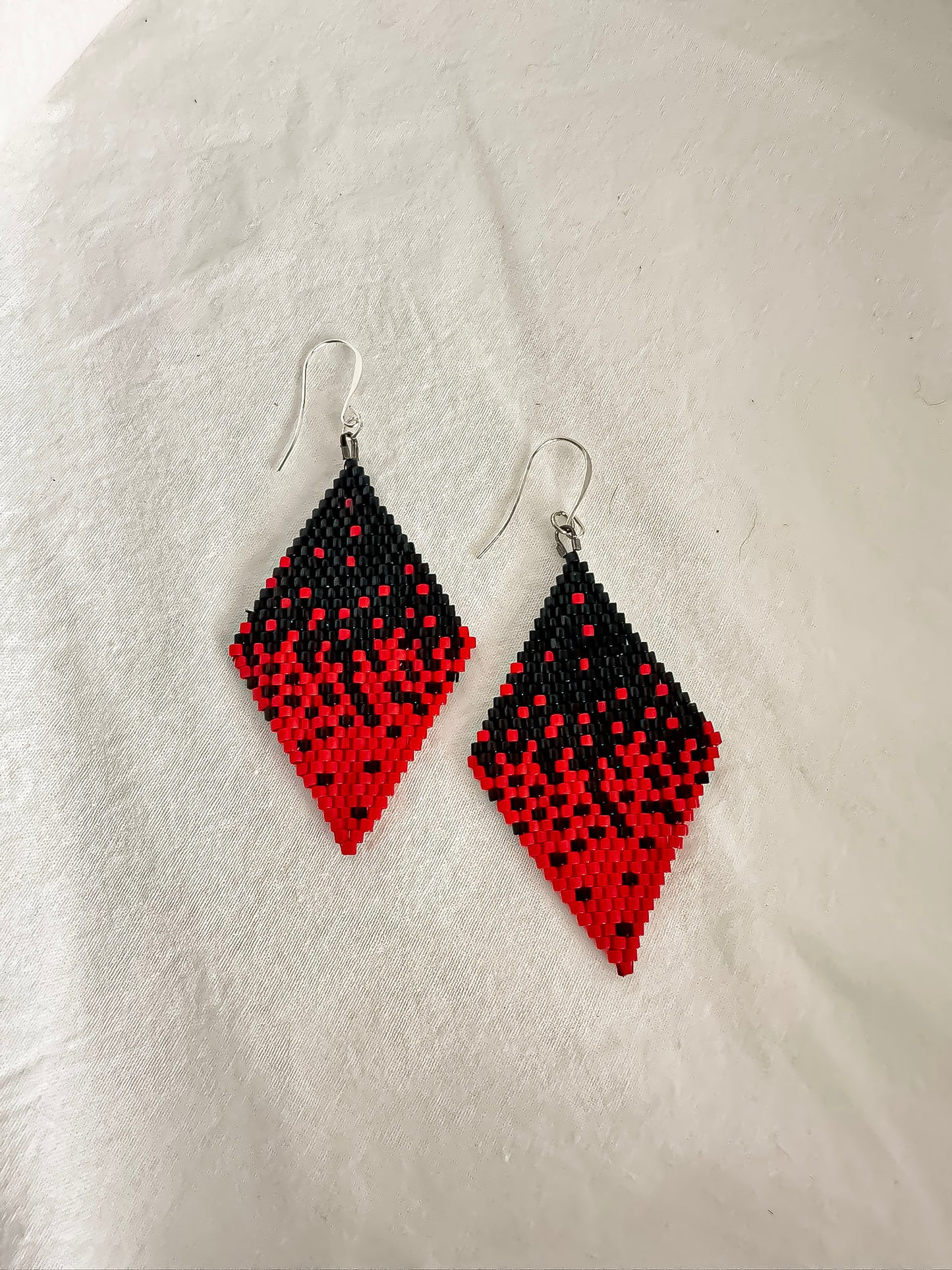 Indigenous Handmade Earrings - Miyuki Delica Beads