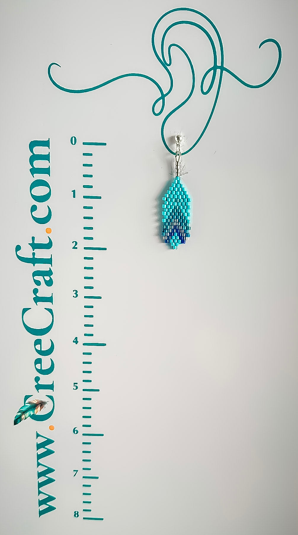 Indigenous Handmade Earrings - Miyuki Delica Beads