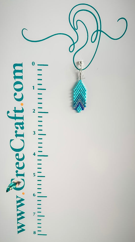 Indigenous Handmade Earrings - Miyuki Delica Beads