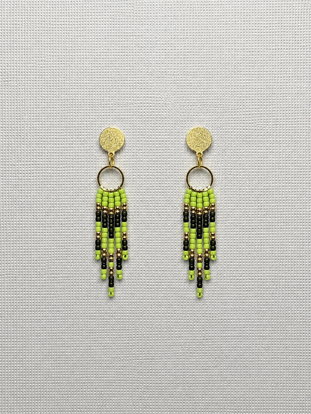 Toho Earrings small (green)