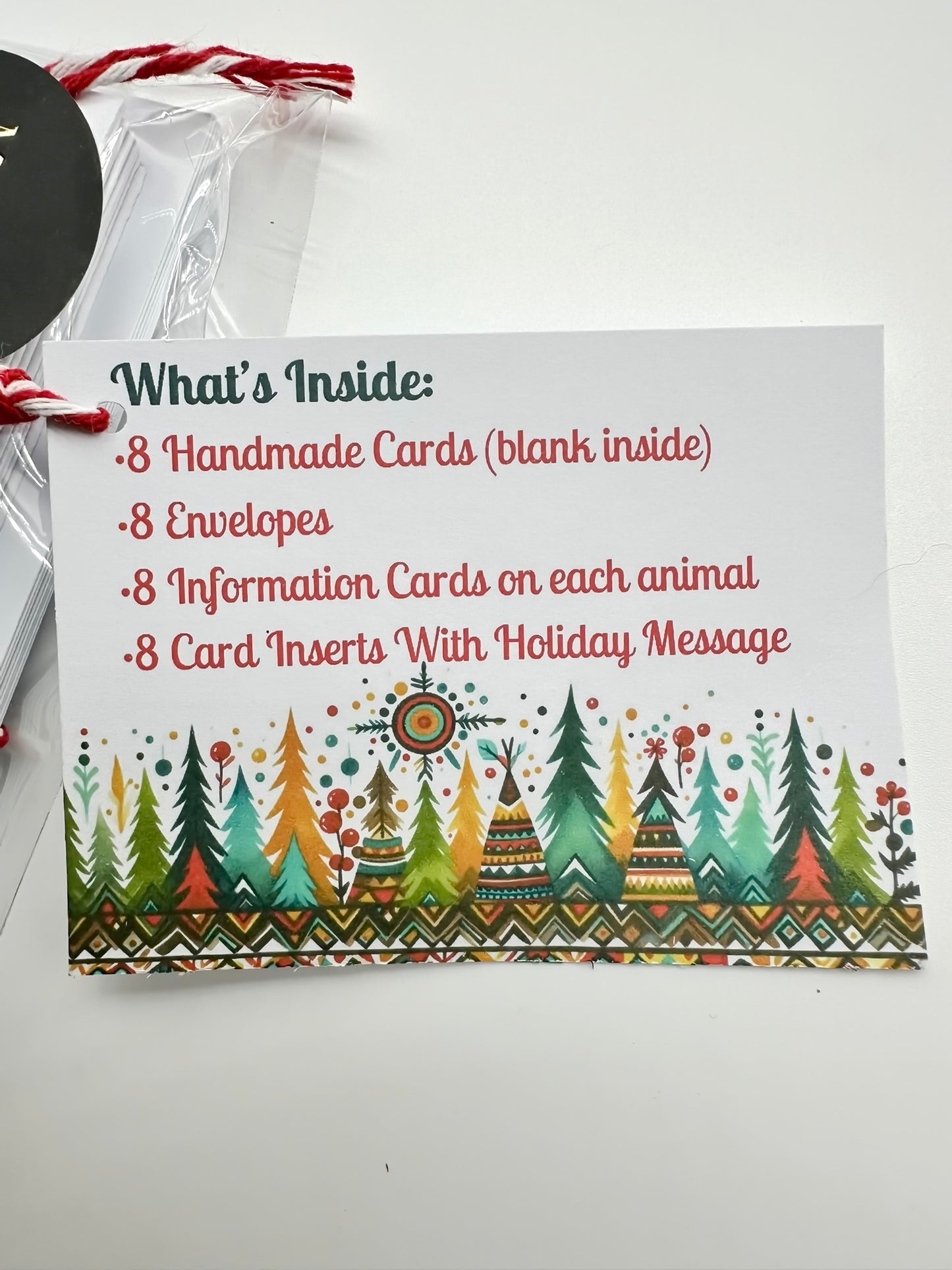 Carte de Noël - Lot de 4