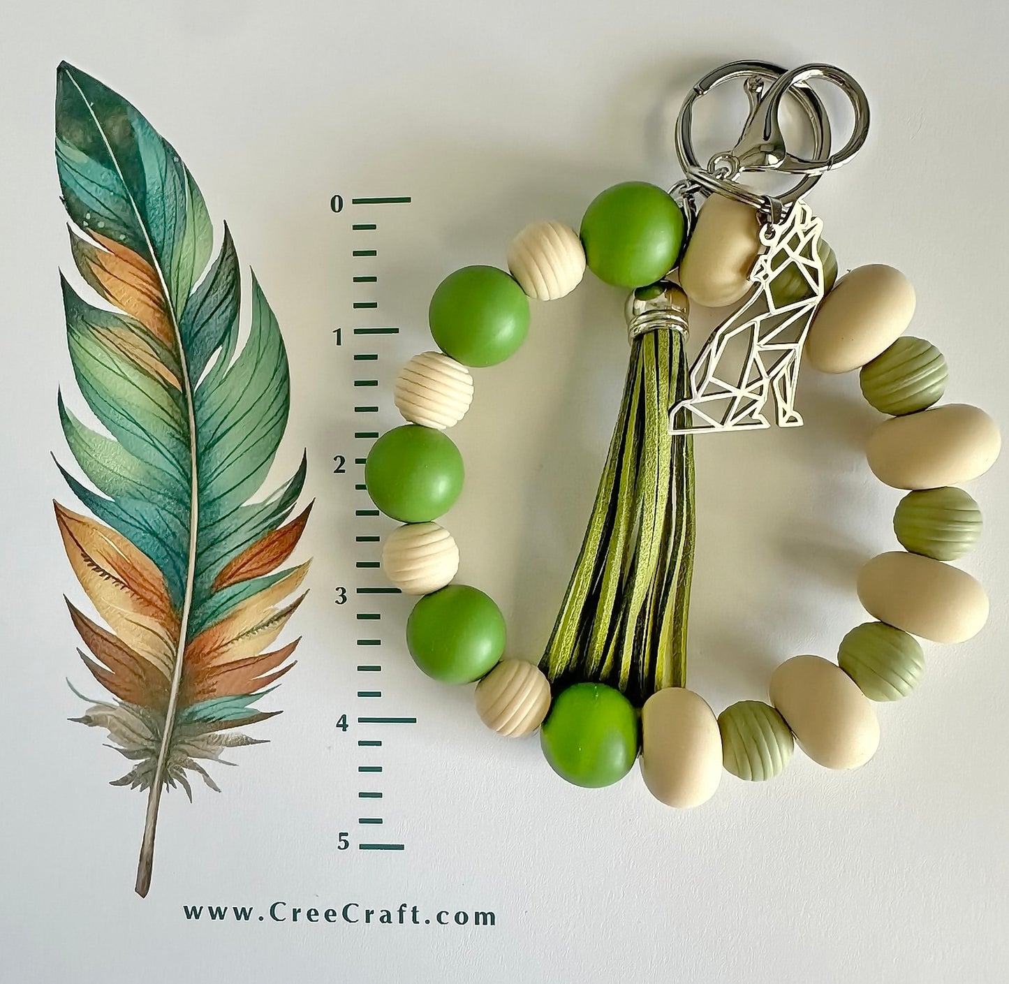 Pochette-bracelet - Loup