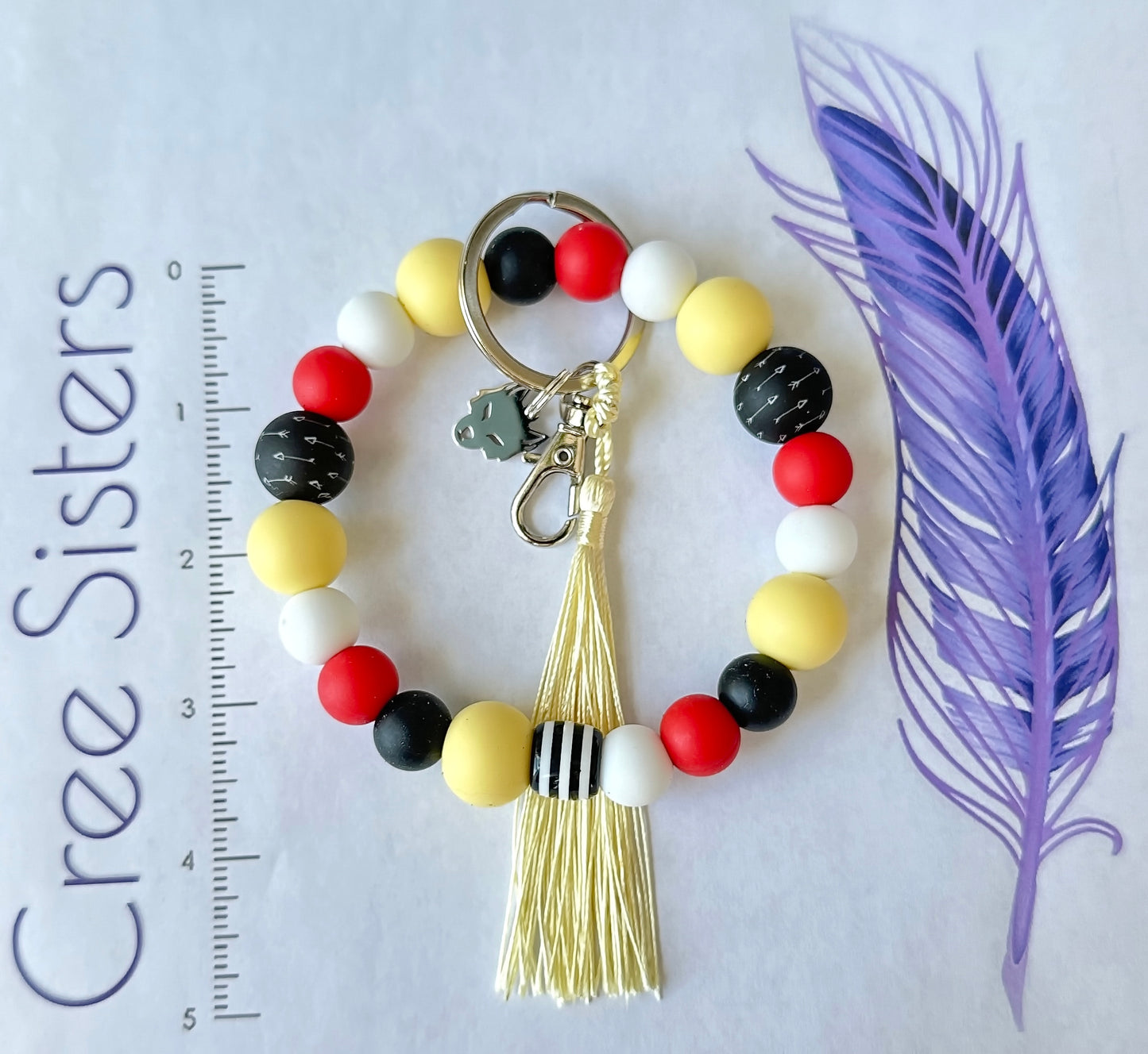 Pochette-bracelet - Loup