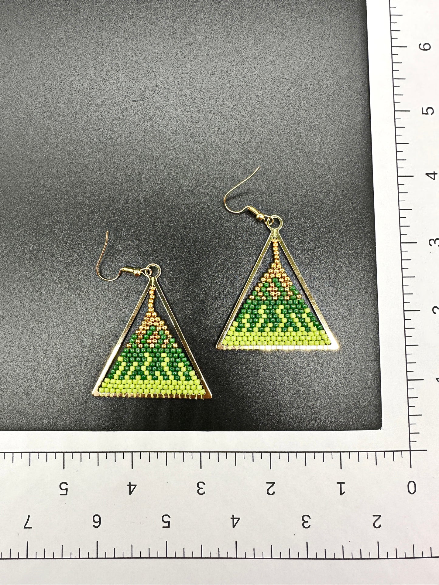 Indigenous Handcrafted Beaded Earrings - 'Shape' Series - Tree of Life