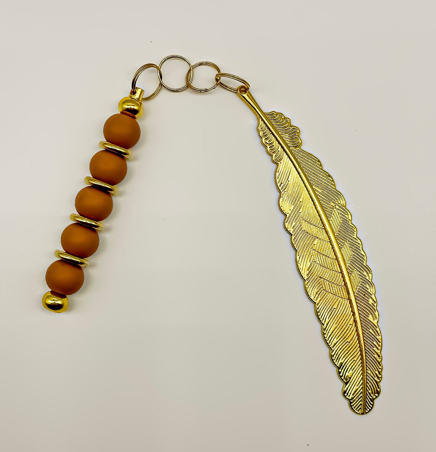 Metal Feather Bookmark