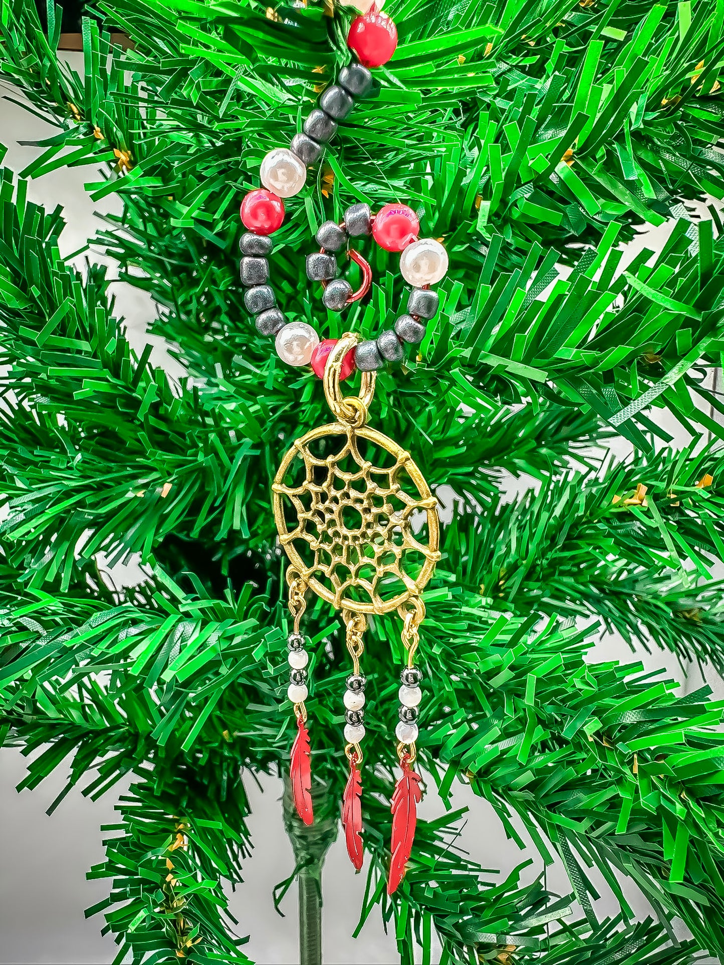 Dreamcatcher - Beaded Ornament