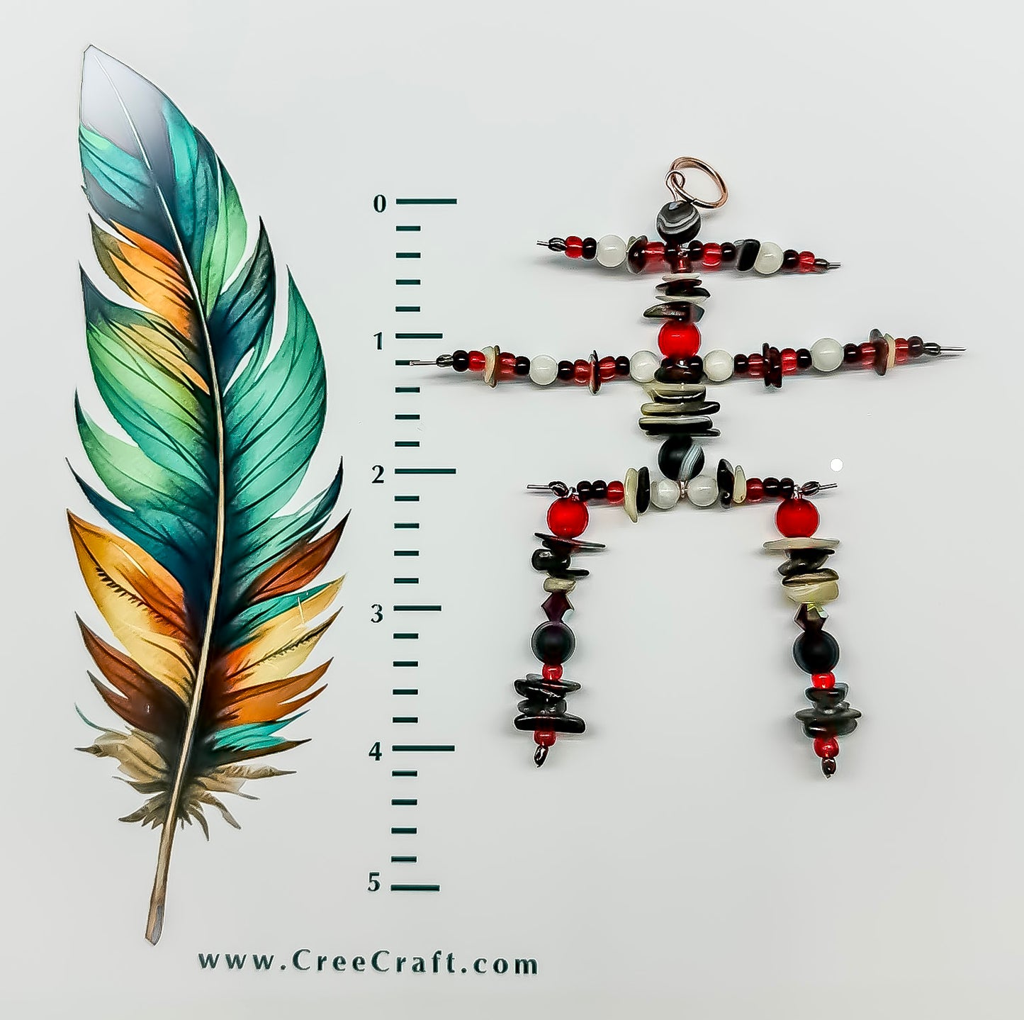 Inukshuk - Beaded Ornament