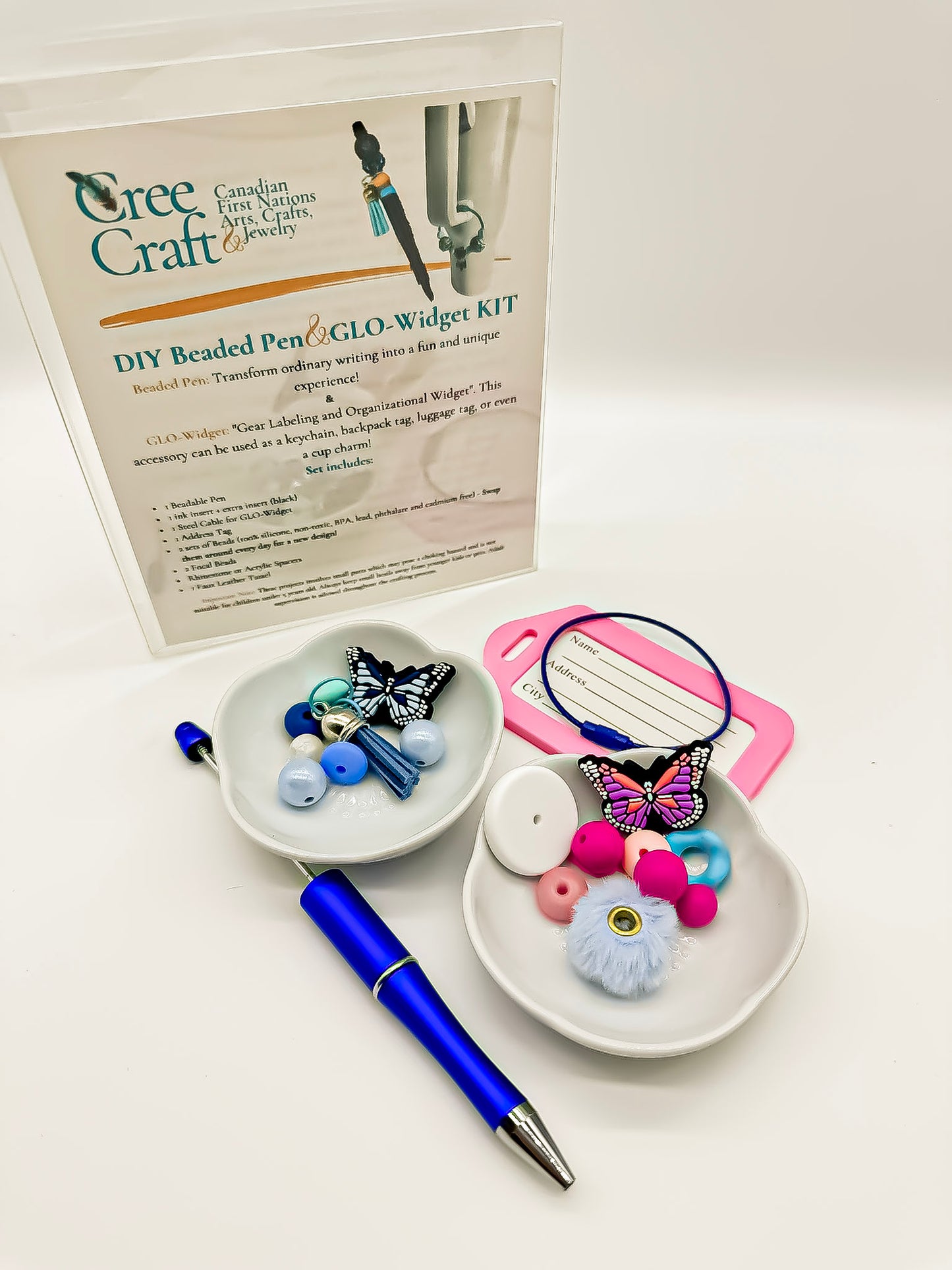 Do-It-Yourself Kit - Make your own Beaded Pen and GLO-Widget