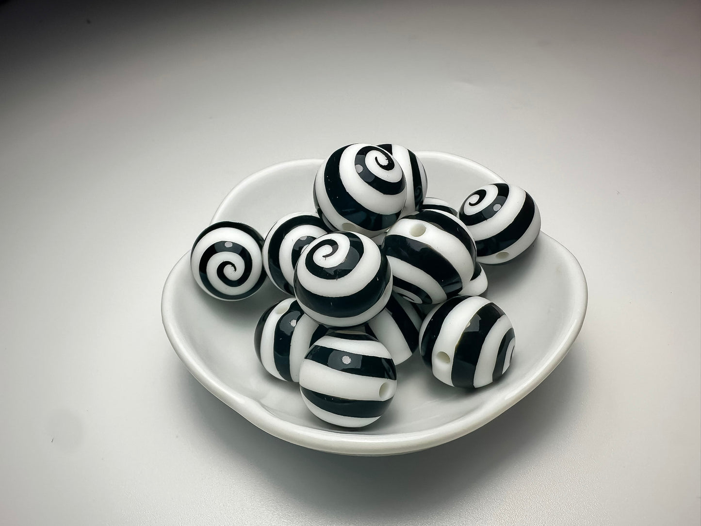 Silicone Bead 15mm - Sacred Spiral