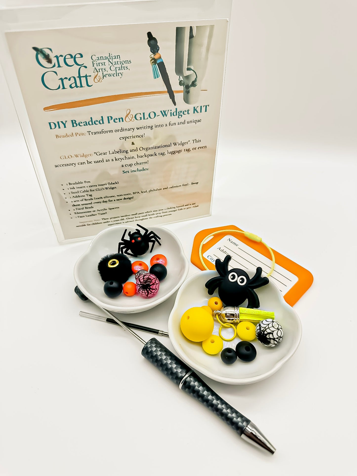 Do-It-Yourself Kit - Make your own Beaded Pen and GLO-Widget