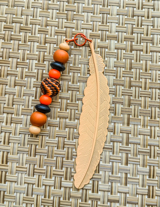 Metal Feather Bookmark