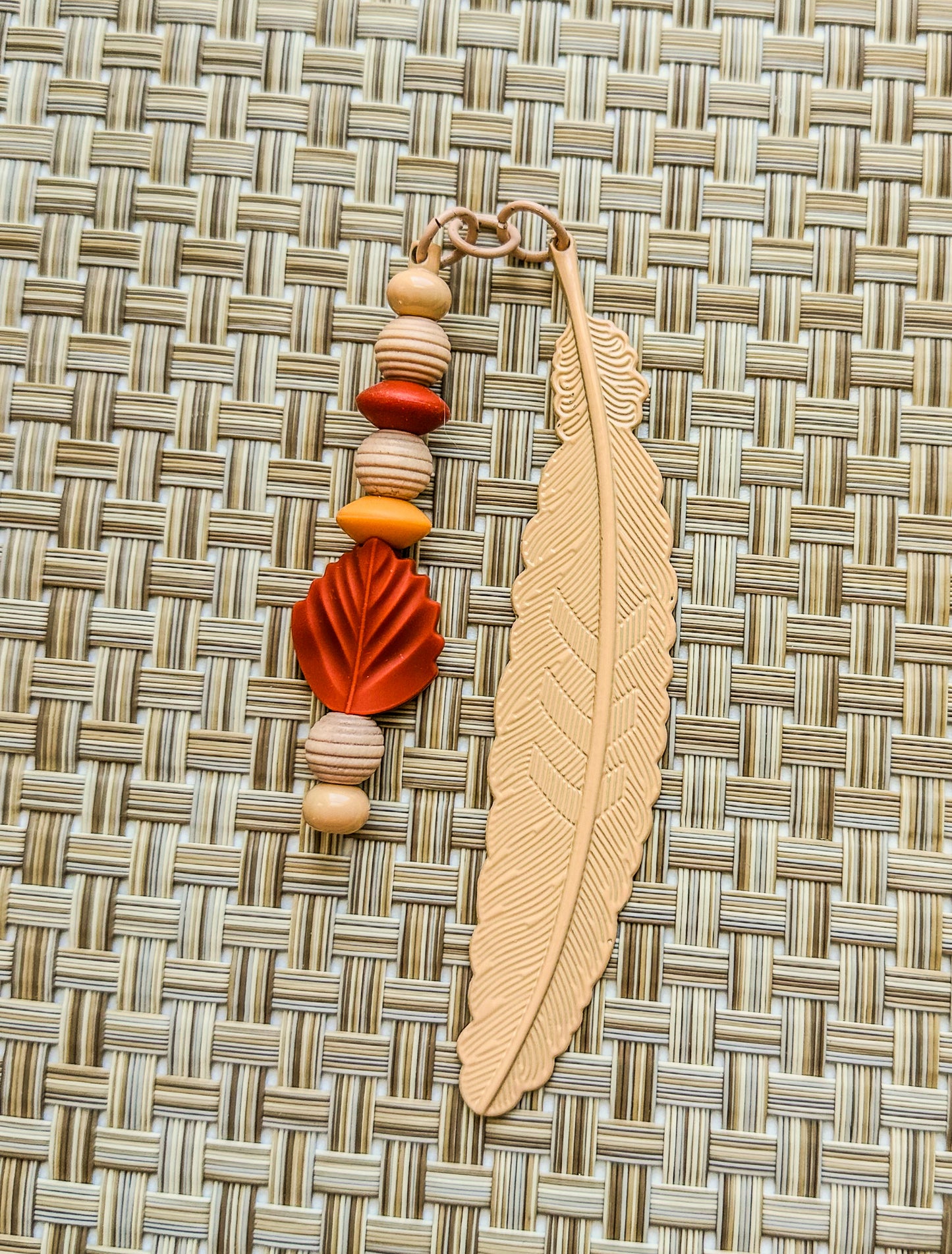 Metal Feather Bookmark