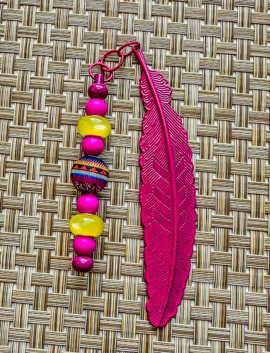 Metal Feather Bookmark