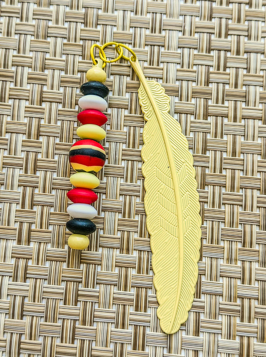 Metal Feather Bookmark