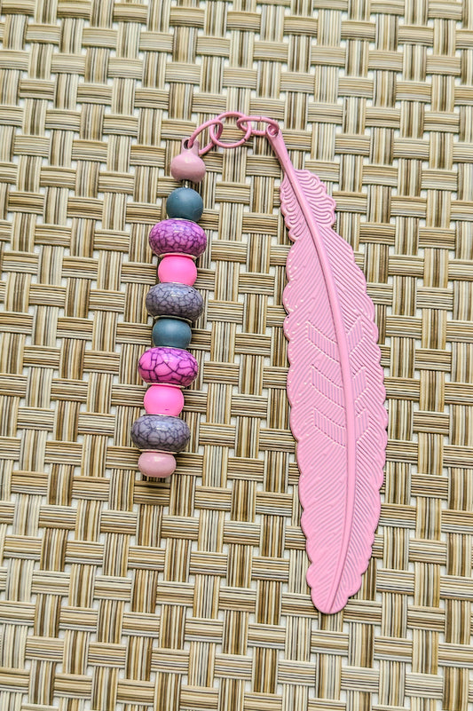 Metal Feather Bookmark