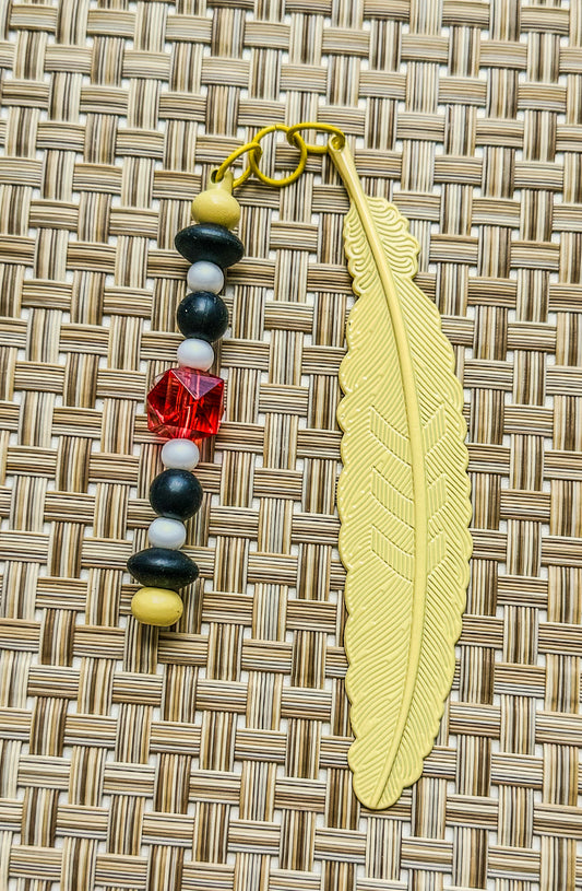 Metal Feather Bookmark