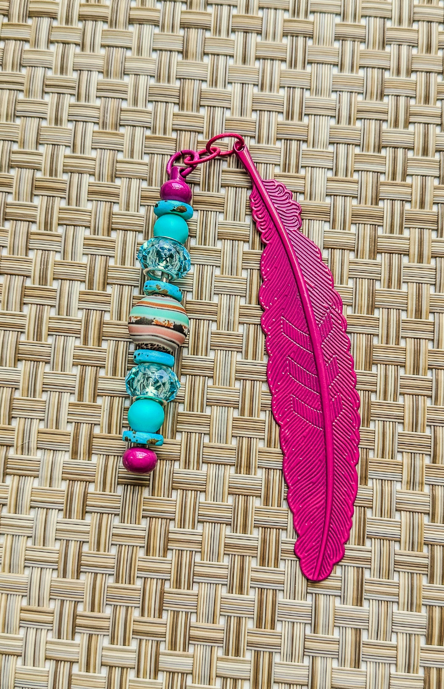 Metal Feather Bookmark