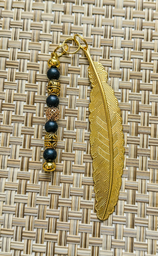 Metal Feather Bookmark