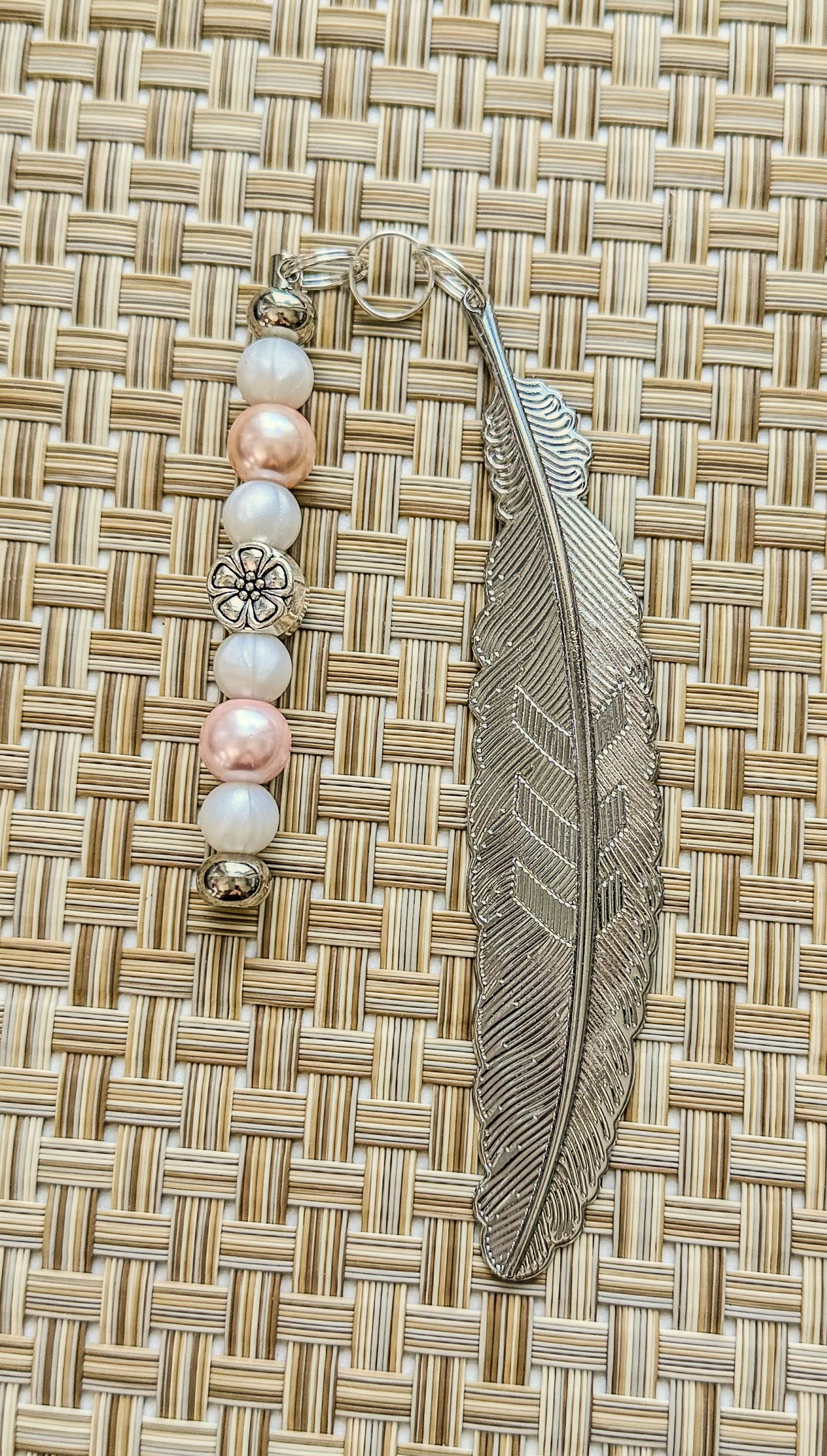 Metal Feather Bookmark