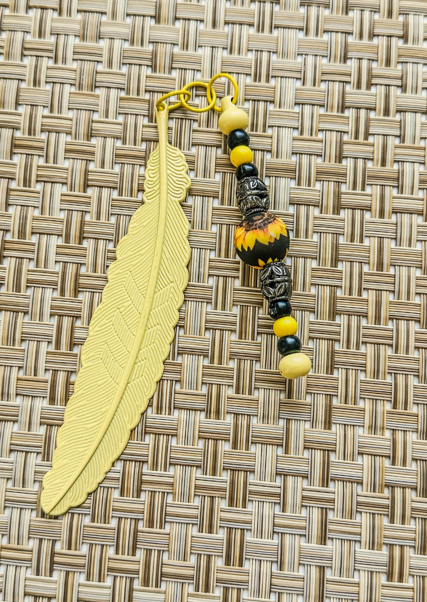 Metal Feather Bookmark