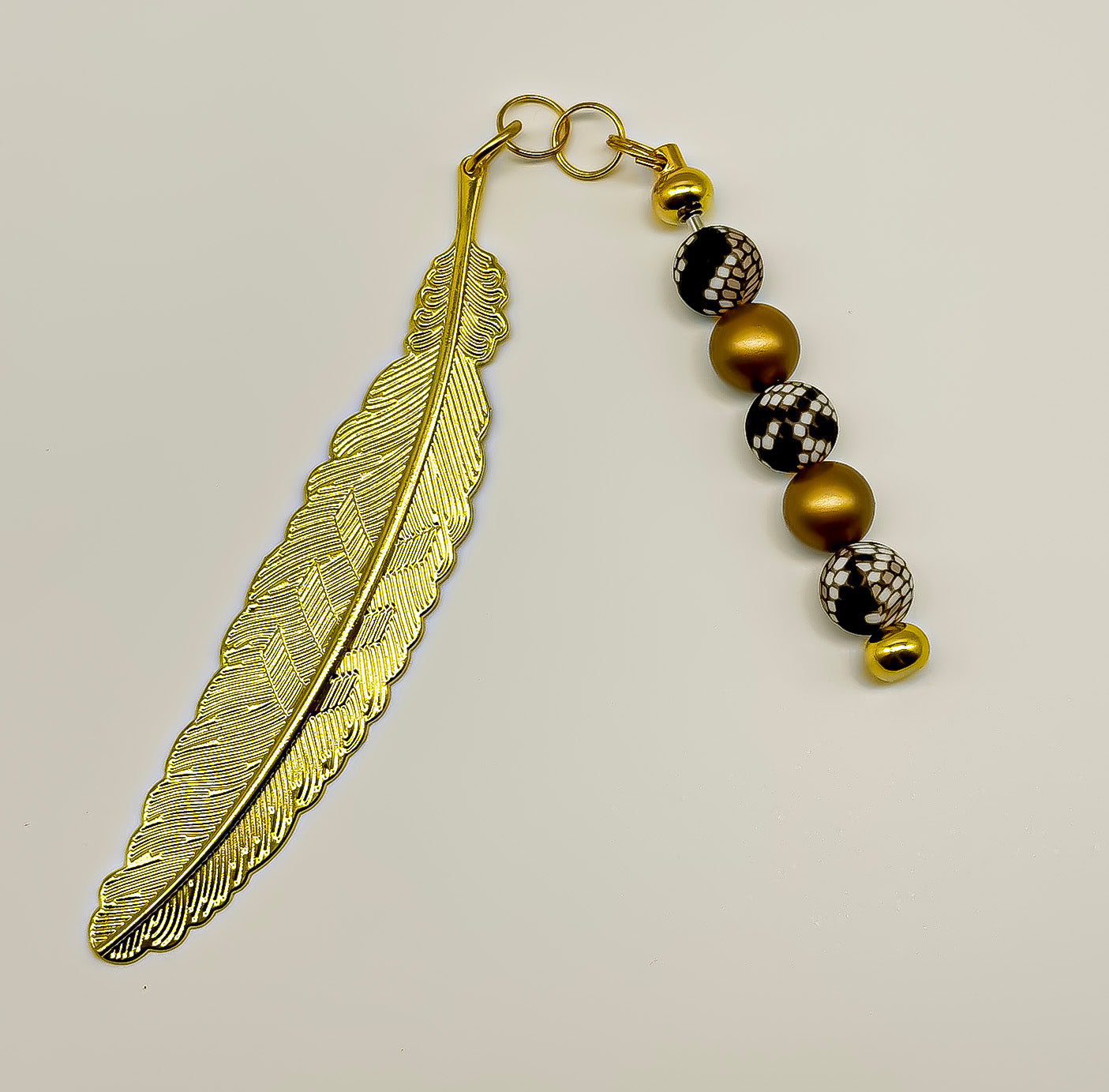 Metal Feather Bookmark