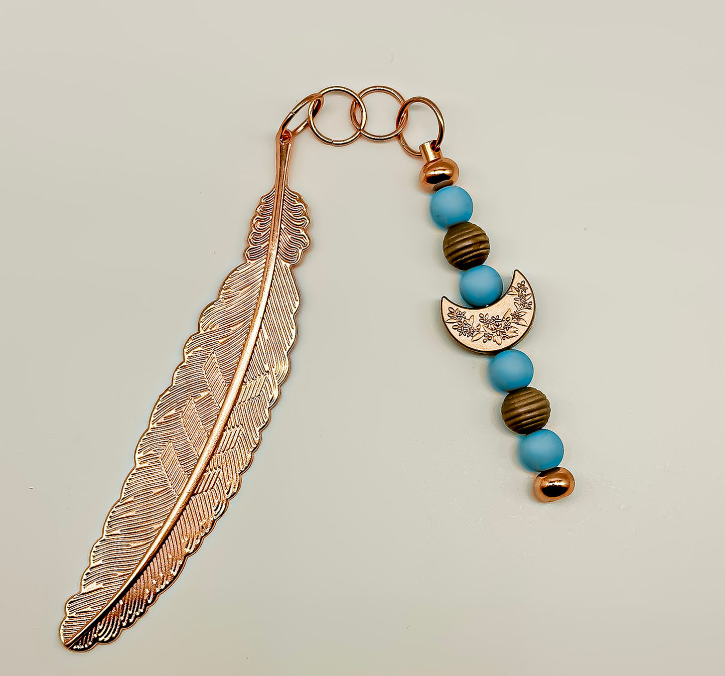 Metal Feather Bookmark