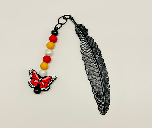 Metal Feather Bookmark