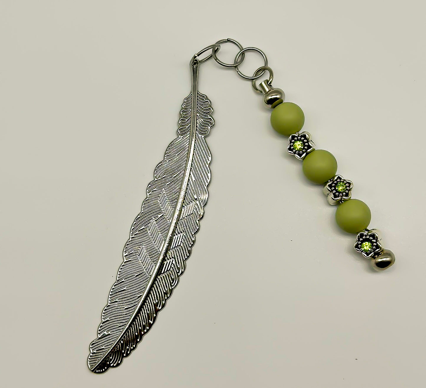 Metal Feather Bookmark