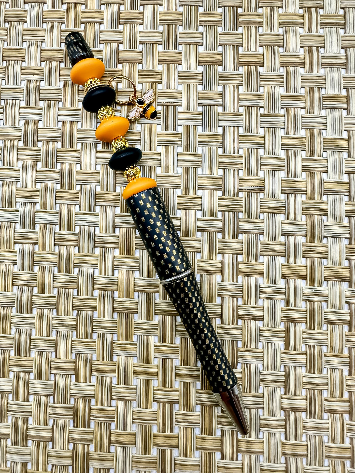 Beaded Ballpoint Pen - Bee