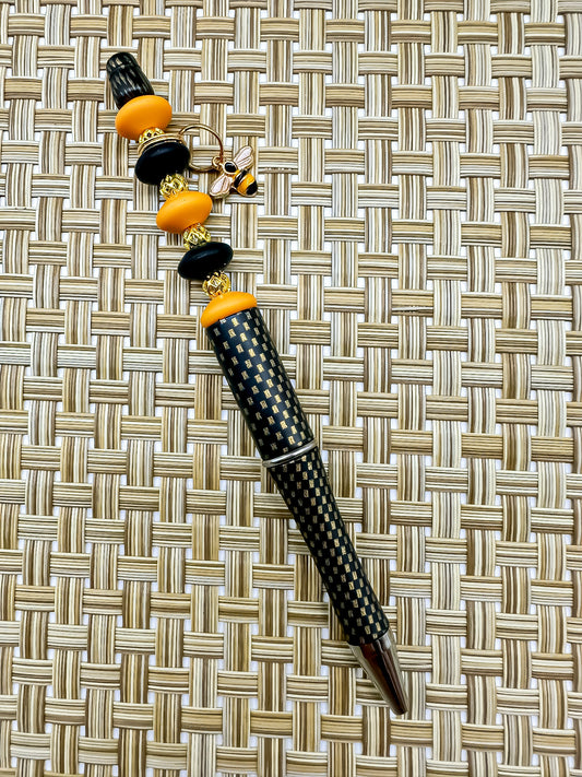 Beaded Ballpoint Pen - Bee