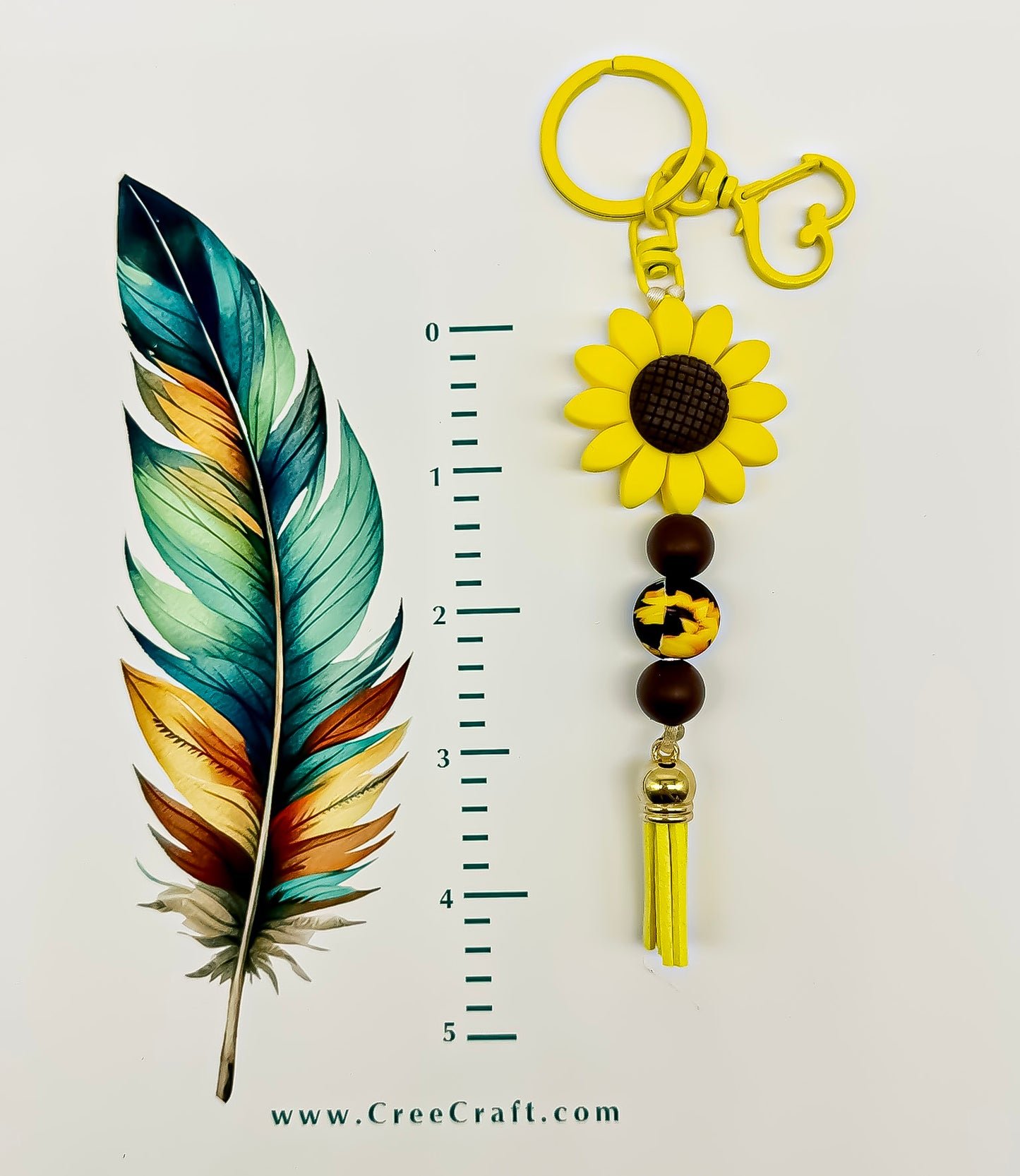 Key Chain - Sunflower