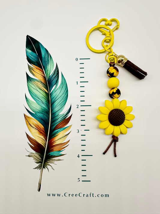 Key Chain - Sunflower